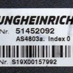 Jungheinrich 51452092 | Stuur regeling steering controller AS4803A index O sn. S19X00157992 from ETV214 year 2017