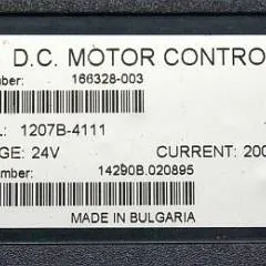 Toyota/BT 166328-003 | Controller 1207B4111 24V200A sn. 14290B.020895 from RWE120 year 2015