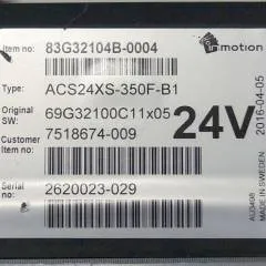 Toyota/BT 7518764-009 | Controller ACS24XS-350F-B1 83G32104B-0004 org.sw. 69G32100C11x05 from OSE250 year 2016