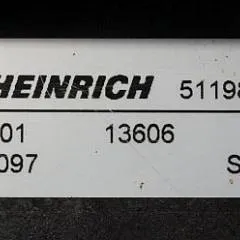Jungheinrich 51198398 | Brake pedal 351BPJH01 13606 RM: 1949097 sn. 019016