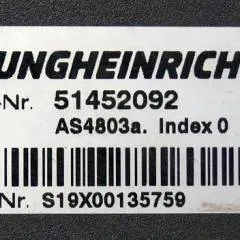 Jungheinrich 51452092 | Stuur regeling steering controller AS4803A index O sn. S19X00135759 from ETV214 year 2020