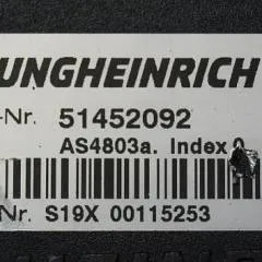 Jungheinrich 51452092 | Stuur regeling steering controller AS4803A index O sn. S19X00115253 from ETV214 year 2018