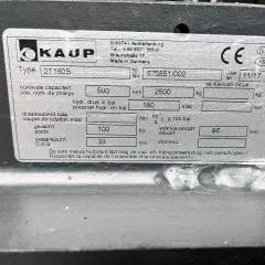 Kaup 2T160B | Forkpositioner capacity 2500 kg at 500 mm max width 605mm min width 360mm total width 750mm year 2017 sn. 675851/002