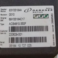 Toyota/BT 220629-001 | Danaher motion AC Superdrive motor controller 83Y05184A ACS4810-350F Rev 0010 sn. 0518410727025