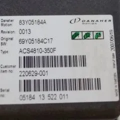 Toyota/BT 220629-001 | Danaher motion AC Superdrive motor controller 83Y05184A ACS4810-350F Rev 0013 sn. 0518413522011