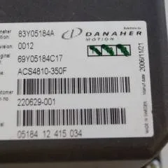 Toyota/BT 220629-001 | Danaher motion AC Superdrive motor controller 83Y05184A ACS4810-350F Rev 0012 sn. 0518412415034