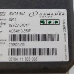 Toyota/BT 220629-001 | Danaher motion AC Superdrive motor controller 83Y05184A ACS4810-350F Rev 0011 sn. 0518411833038