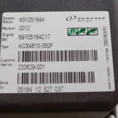 Toyota/BT 220629-001 | Danaher motion AC Superdrive motor controller 83Y05184A ACS4810-350F Rev 0012 sn. 0518412527037