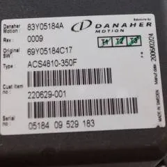 Toyota/BT 220629-001 | Danaher motion AC Superdrive motor controller 83Y05184A ACS4810-350F Rev 0009 sn. 0518409529183