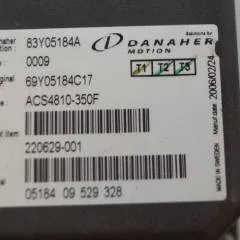 Toyota/BT 220629-001 | Danaher motion AC Superdrive motor controller 83Y05184A ACS4810-350F Rev 0009 sn. 0518409529328