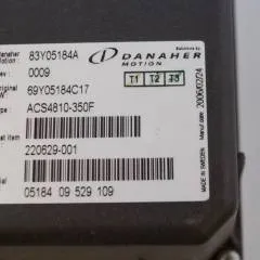Toyota/BT 220629-001 | Danaher motion AC Superdrive motor controller 83Y05184A ACS4810-350F Rev 0009 sn. 0518409529109