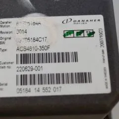 Toyota/BT 220629-001 | Danaher motion AC Superdrive motor controller 83Y05184A ACS4810-350F Rev 0014 sn. 0518414552017