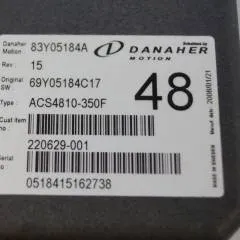 Toyota/BT 220629-001 | Danaher motion AC Superdrive motor controller 83Y05184A ACS4810-350F Rev 15 sn. 051845162738