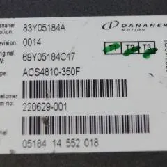 Toyota/BT 220629-001 | Danaher motion AC Superdrive motor controller 83Y05184A ACS4810-350F Rev 0014 sn. 0518414552018