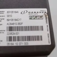 Toyota/BT 220629-001 | Danaher motion AC Superdrive motor controller 83Y05184A ACS4810-350F Rev 0010 sn. 0518410071003
