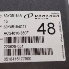 Toyota/BT 220629-001 | Danaher motion AC Superdrive motor controller 83Y05184A ACS4810-350F Rev 15 sn. 0518415177900